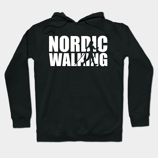 Nordic walking Hoodie by Designzz